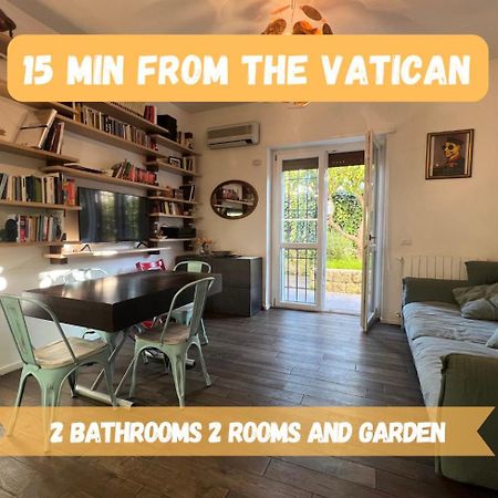 15 Min From The Vatican Wi-Fi And Garden Buitenkant foto